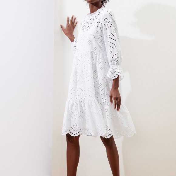 Banana Republic eyelet summer dress - Picture 1 of 13